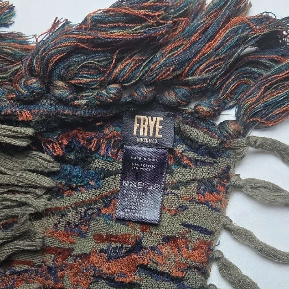 Frye Multicolor Fringe Scarf - Picture 3 of 5